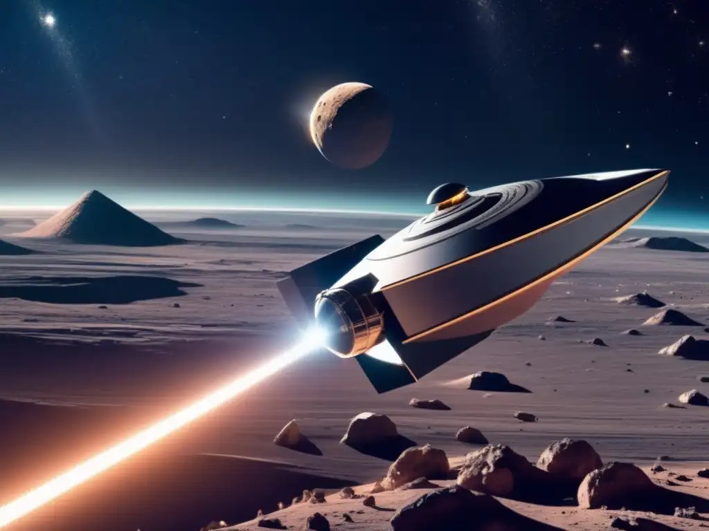Carrera espacial: capturando polvo cósmico entre asteroides
