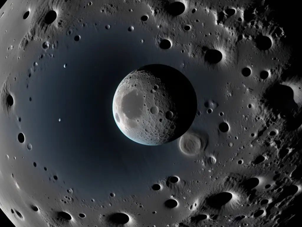 Explorando Ceres: Imagen detallada del enano del cinturón de asteroides con diversa topografía, cráteres, fracturas de hielo y majestuosas montañas