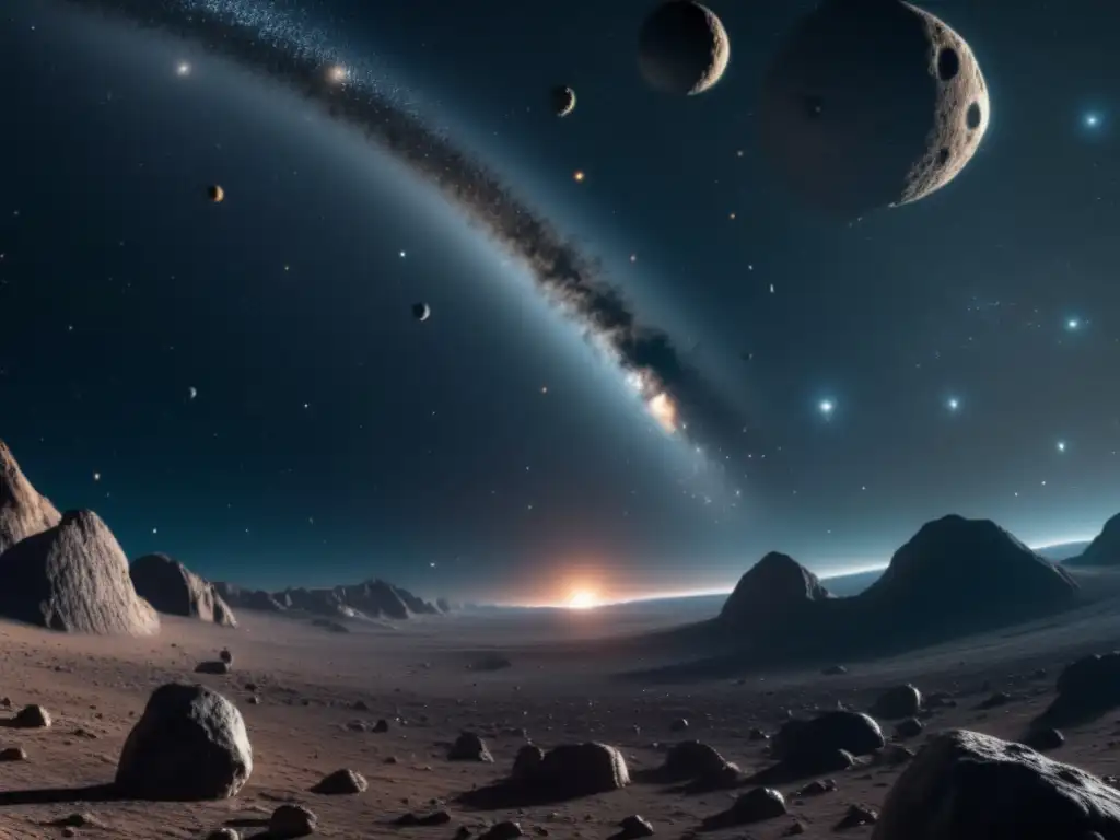 Cinturón de asteroides: composición y estructura