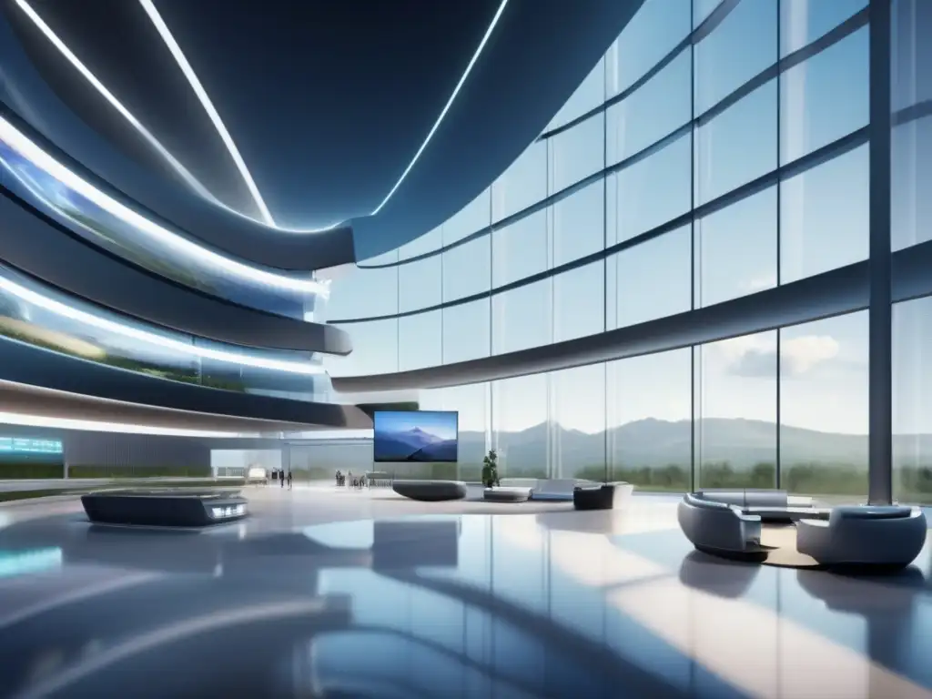 Colaboración internacional NEOs: centro arquitectónico futurista con tecnología avanzada y trabajo en equipo