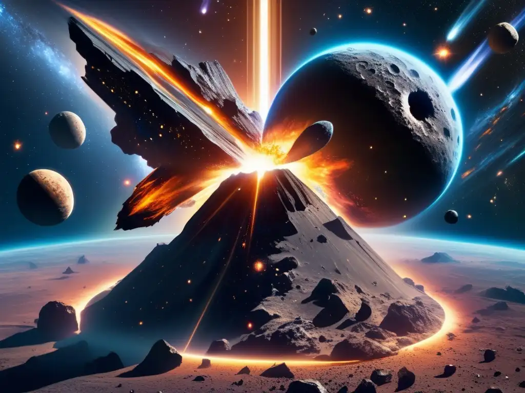 Colisión estelar deslumbrante Colisión interplanetaria: Origen de los asteroides metálicos