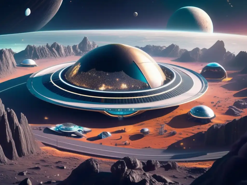 Colonia espacial futurista en asteroide Colonia espacial futurista en asteroide: Adaptación de vida terrestre en asteroides