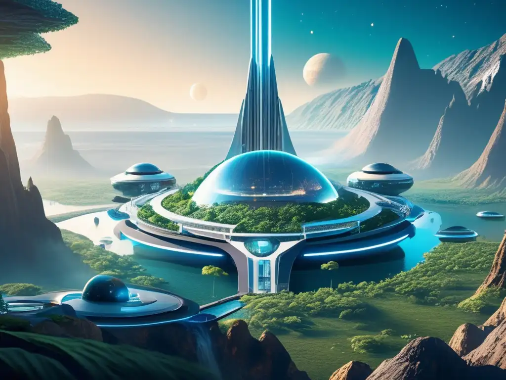 Futurista colonia espacial en asteroide Colonia futurista en asteroide con implicaciones legales