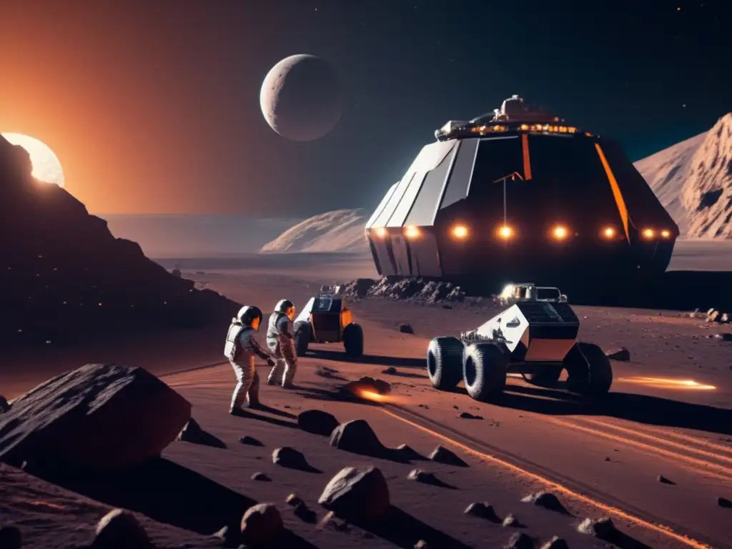 Futuro de la minería espacial en asteroide Comercio espacial de recursos asteroidales: Futuro minero en asteroide
