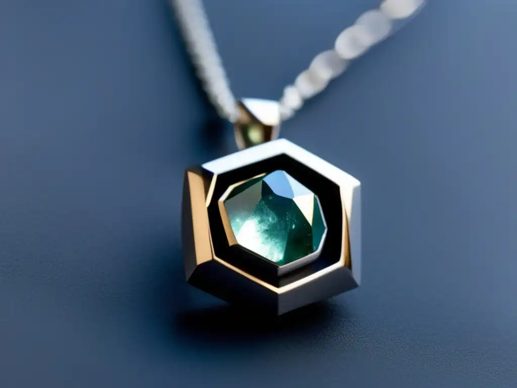 Collar de asteroides con gemas exquisitas Joyería contemporánea con asteroides y diseño minimalista