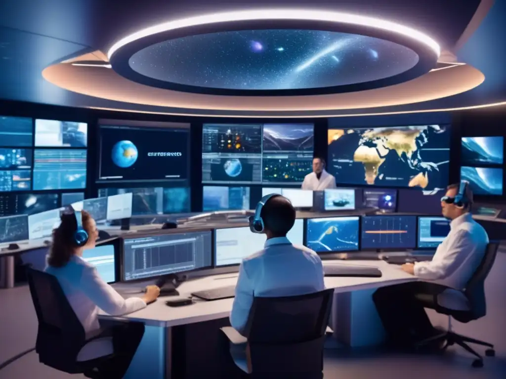 Científicos monitorean asteroides para proteger la Tierra Control de asteroides: científicos en sala de control, monitoreo de telescopios globales