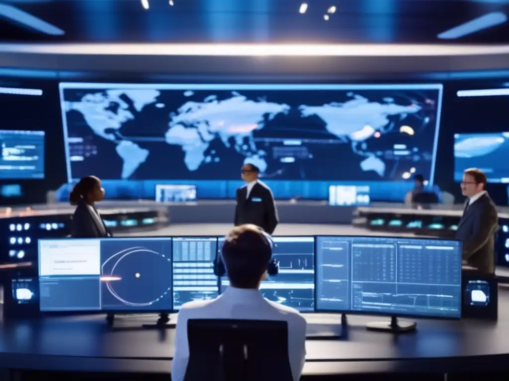 Control de asteroides: sala de alta tecnología Control de asteroides: Predicción impactos asteroides avanzados