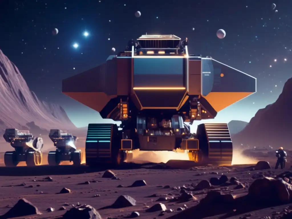 Futuro de la minería en asteroides Control remoto de maquinaria en asteroides