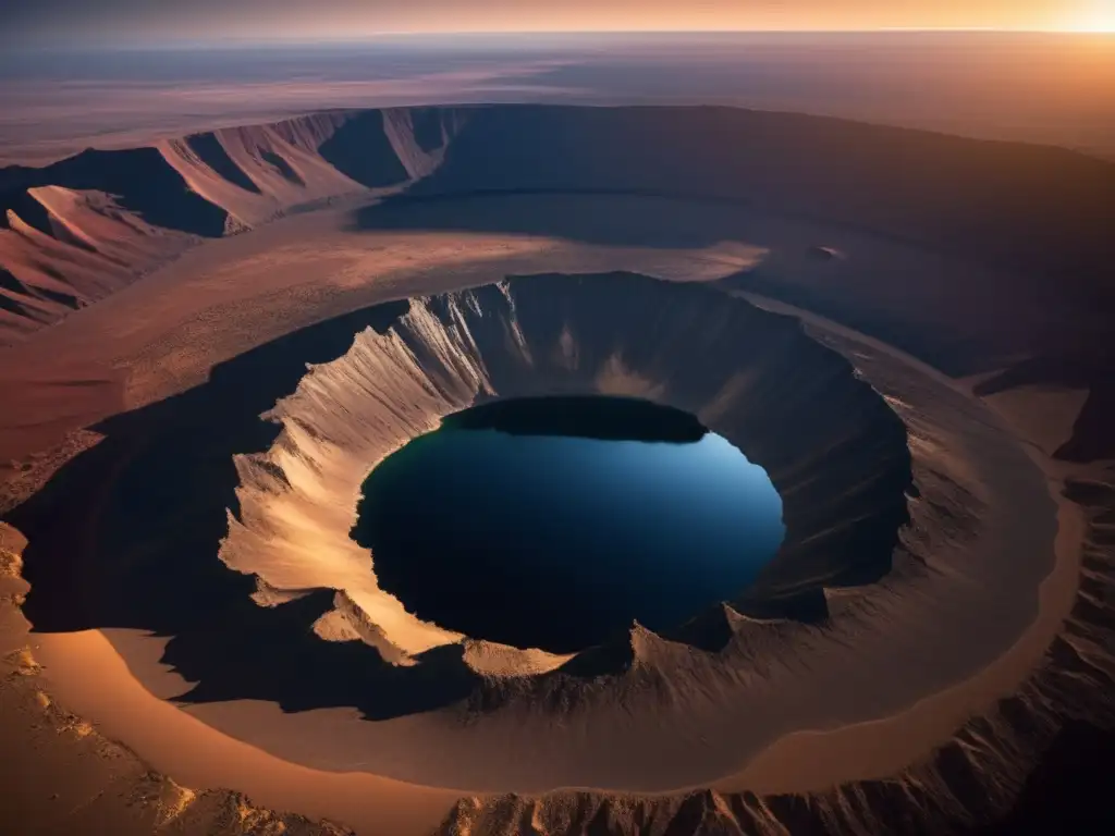 Cráter impacto asteroide: detalles geológicos, lago, potencial minero, beneficios económicos