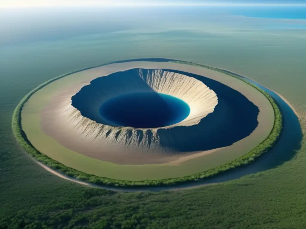 Cráter Chicxulub: Impacto gigante Cráter Chicxulub: Impacto masivo de asteroide en México
