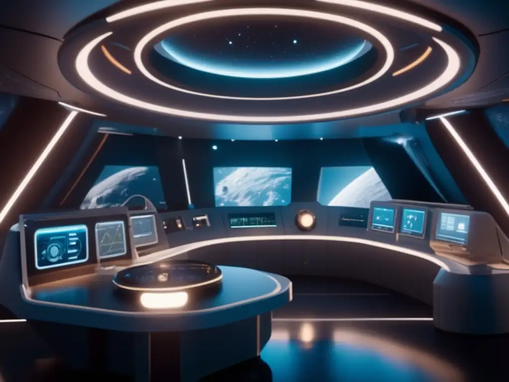 Cultivo microorganismos en espacio, laboratorio futurista en asteroide con científicos, bioreactor verde y tecnología avanzada