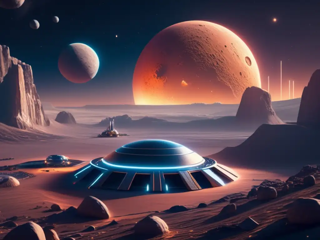 Futuro asentamiento espacial en asteroide Desafío tecnológico: asentamiento humano asteroide