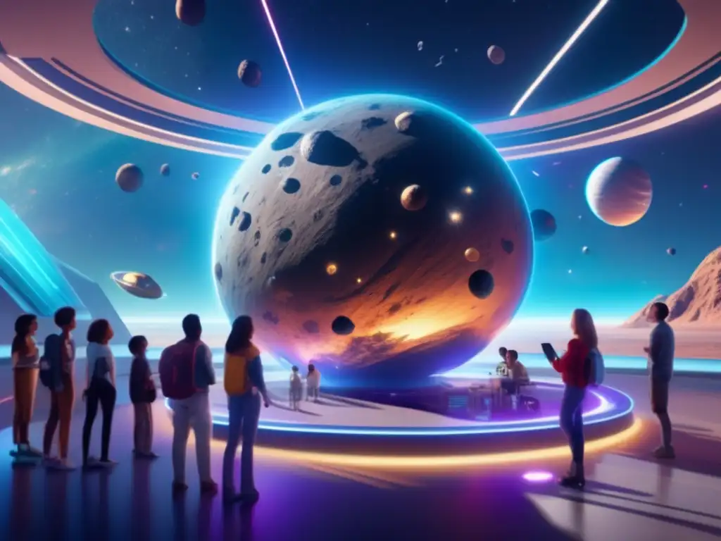 Futurista hábitat asteroidal fomenta el crecimiento y la exploración Desarrollo infantil en el espacio: Asteroide hábitat crecimiento