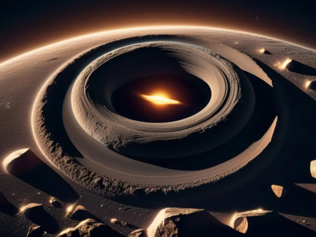 Imagen detallada del asteroide Chariklo y sus misteriosos anillos Descubrimiento de anillos en asteroide Chariklo: imagen detallada del asteroide rodeado de sus misteriosos anillos