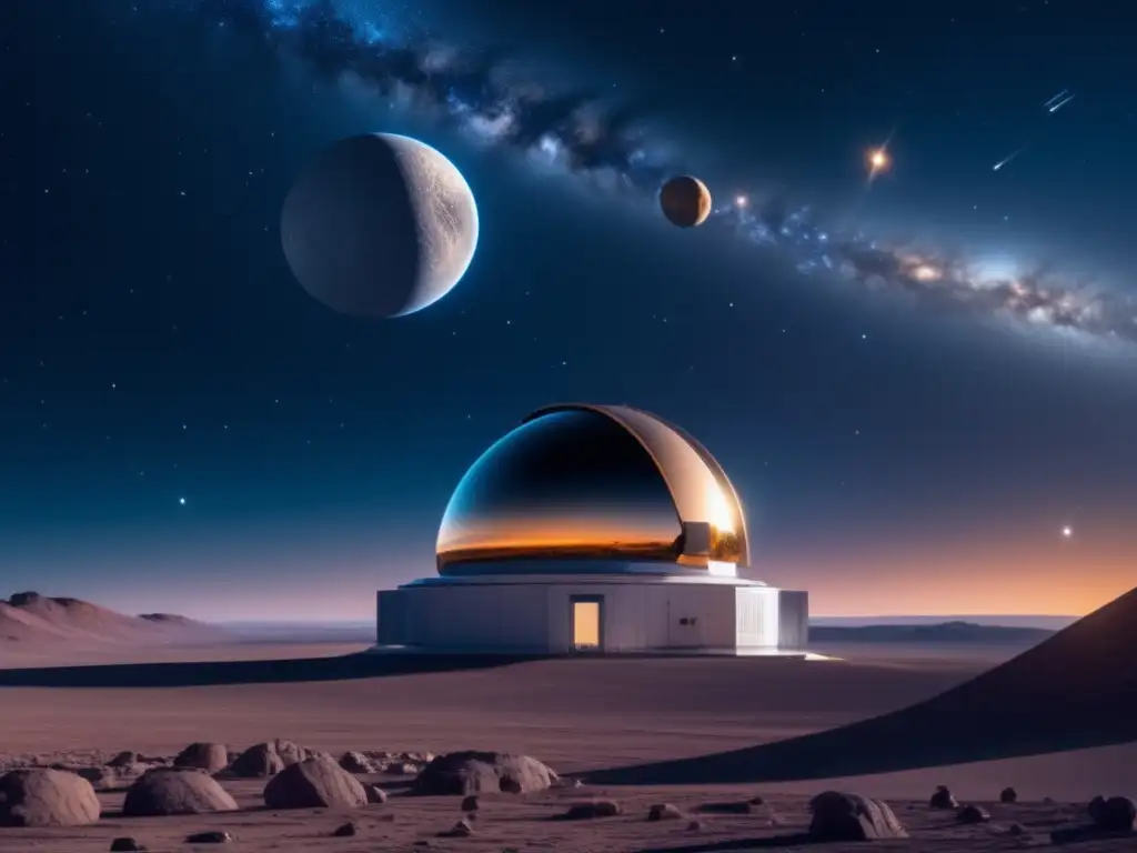 Observatorio espacial y exploración de asteroides Descubrimiento de asteroides en el universo: Observatorio espacial avanzado y el esplendor del cosmos