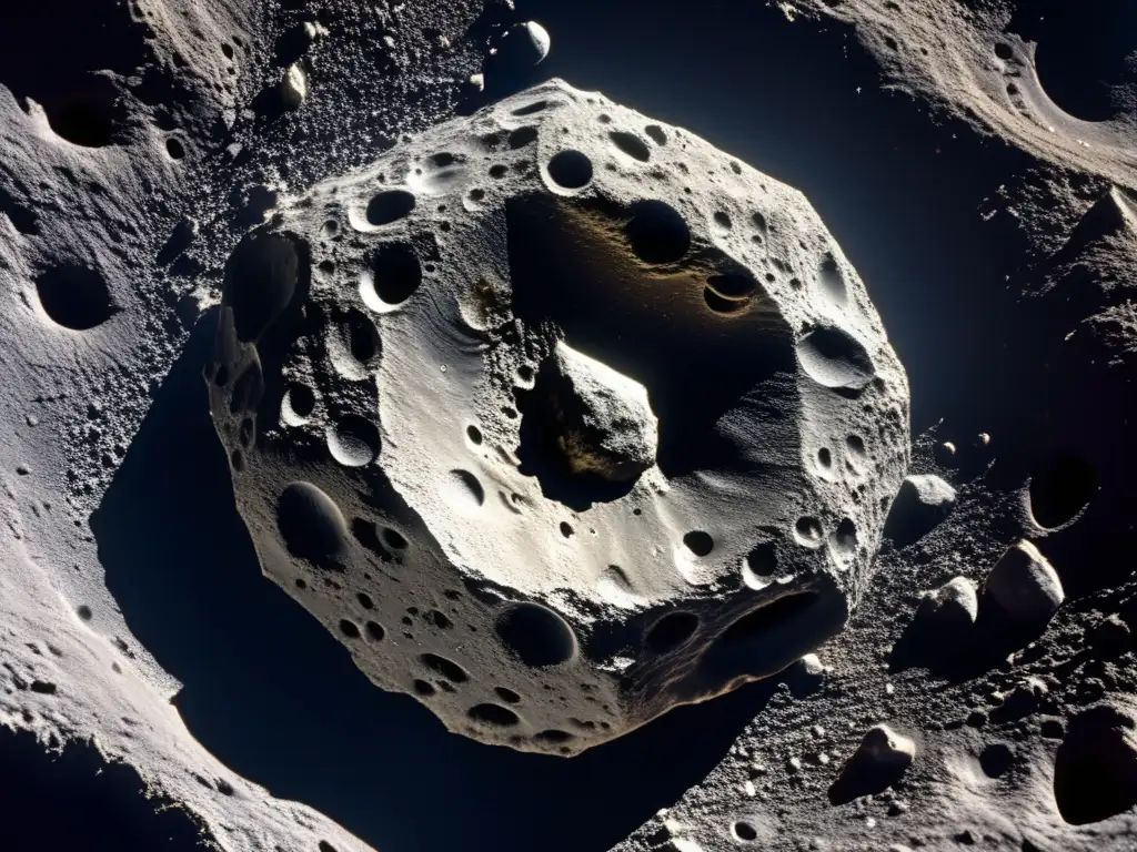 Imagen detallada de asteroide Gaspra Descubrimientos astronómicos sobre asteroides en 1991: imagen impactante del asteroide Gaspra capturada por la nave Galileo