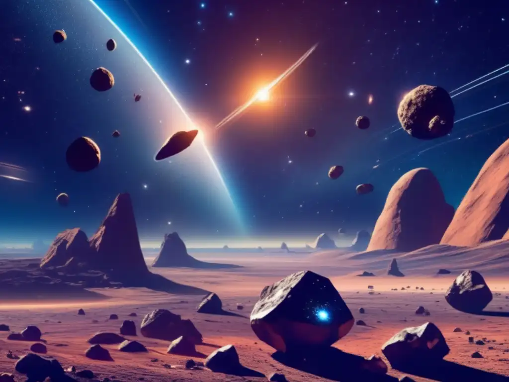 Asteroides en el espacio: belleza y misterio Descubrimientos recientes: aminoácidos en asteroides