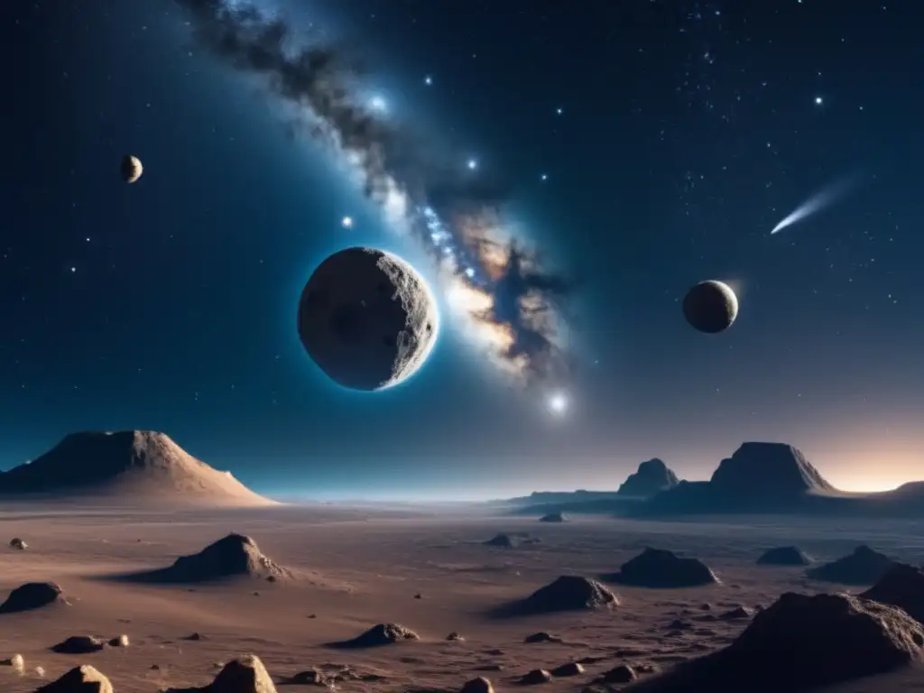 El fascinante cinturón de asteroides Descubrimientos recientes asteroides en la fascinante imagen del cinturón de asteroides