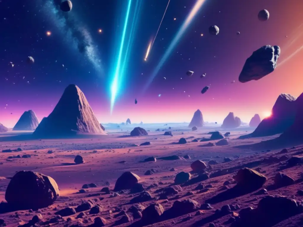 Descubrimientos recientes: vasto espacio con asteroides