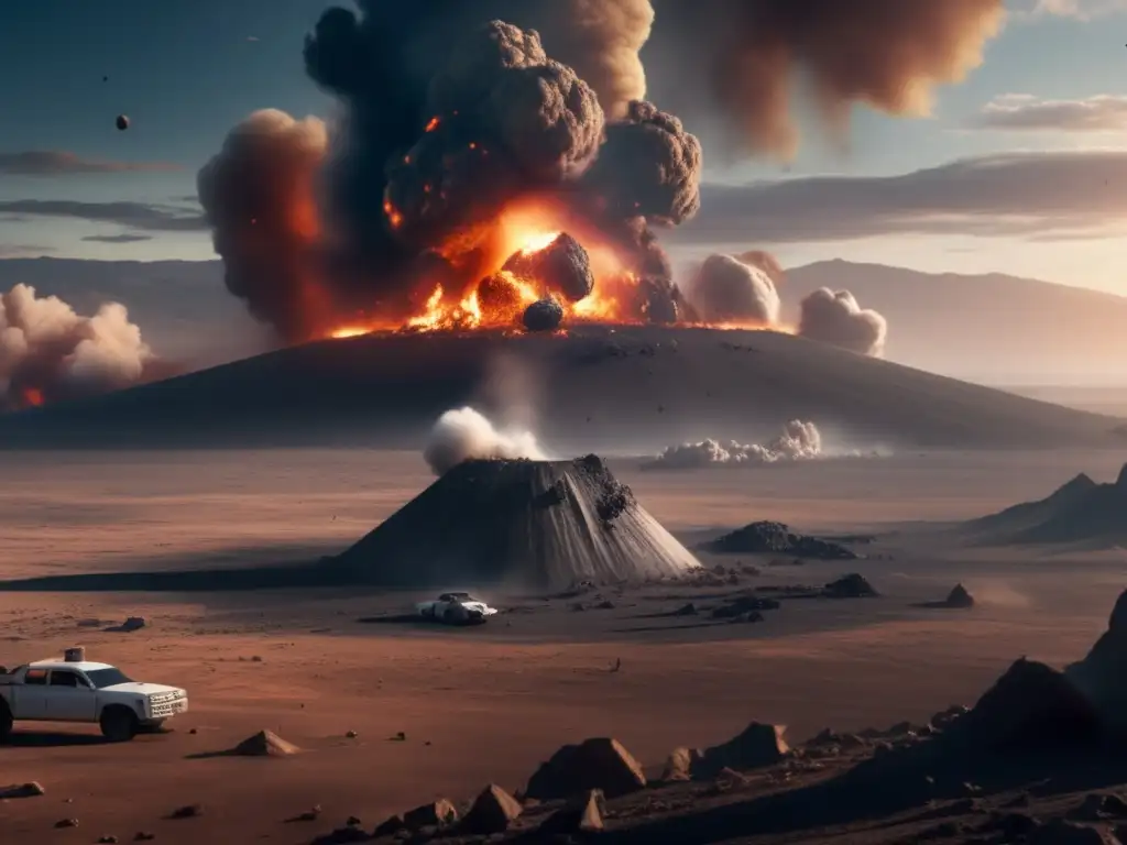 Desolación tras impacto de asteroide Desoladora imagen tras impacto de asteroide