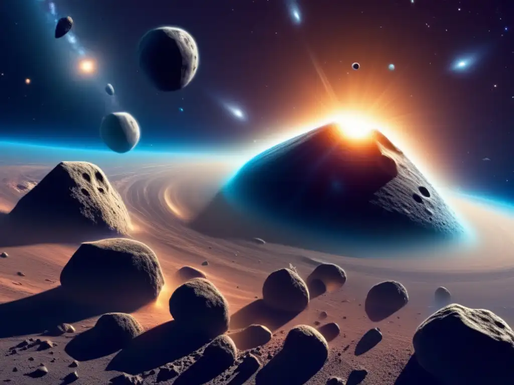 Formación y evolución de asteroides Desvío de asteroides como salvadores: formación y evolución en detalle de asteroides en el cosmos