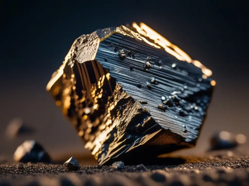 Detalle asombroso de meteorito en 8K Detalle de meteorito: diferencias con meteoroide