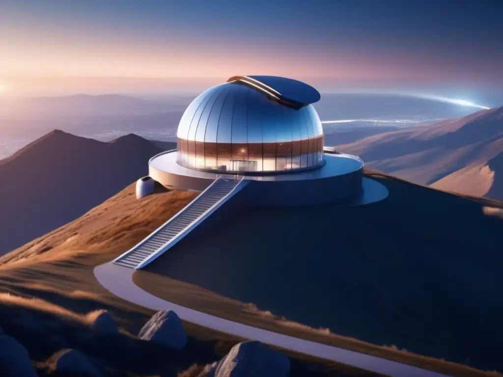 Detección de asteroides: participación internacional ONU en observatorio futurista en la cima de una montaña