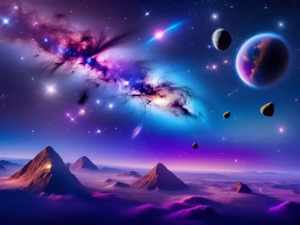 Detección de asteroides con telescopios en el vasto lienzo cósmico