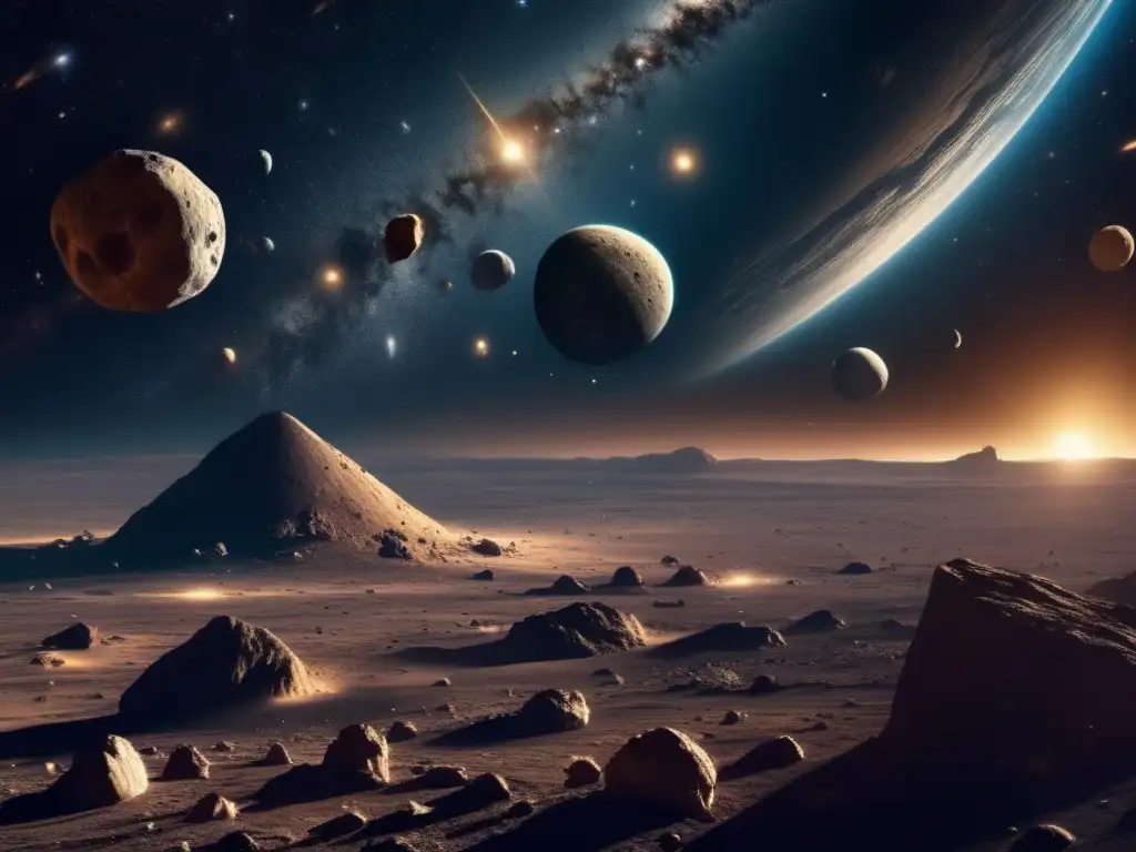 Dilema asteroides: recursos o propiedad - Vast expanse of space
