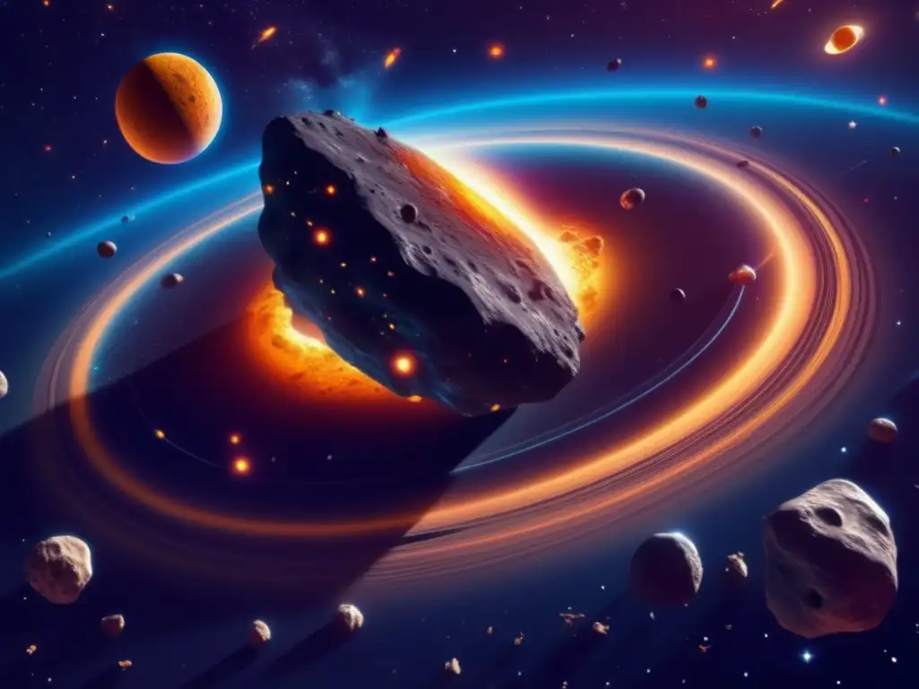 Interacción de asteroides en el sistema solar Dinámica asteroides: simulaciones digitales en acción