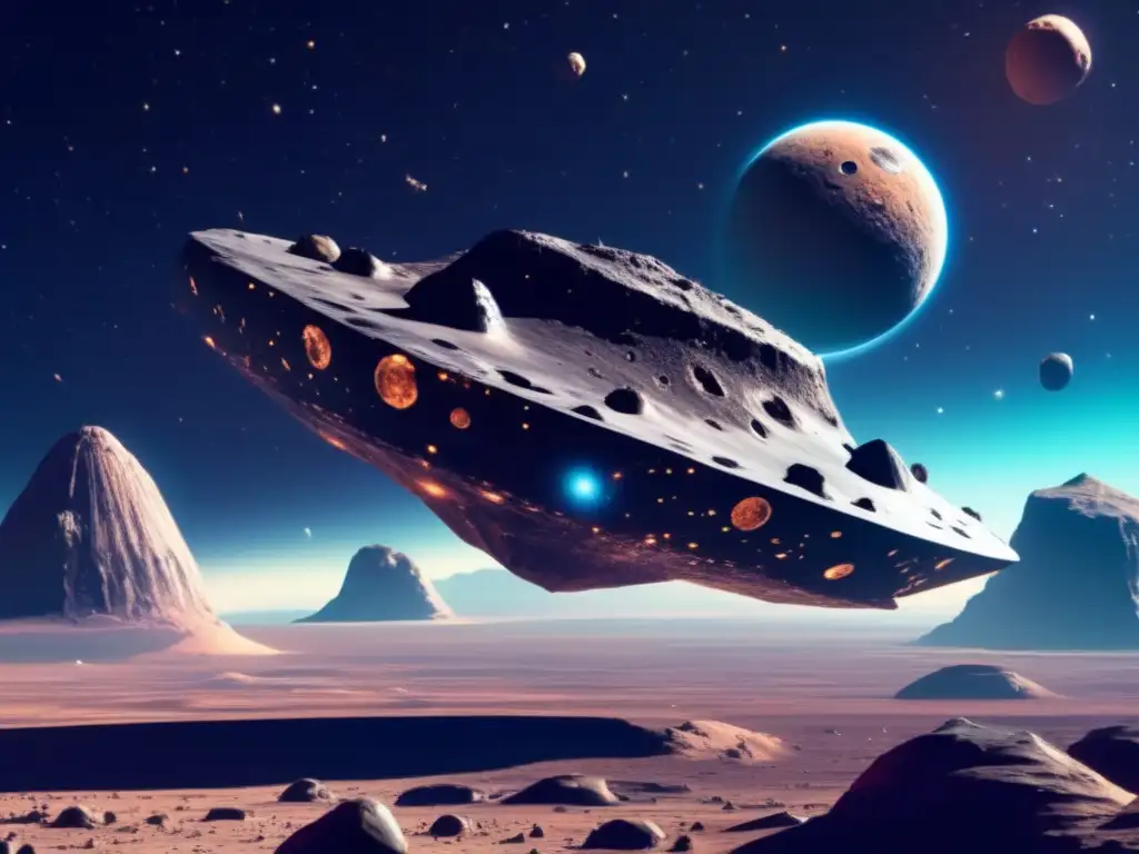 Economía asteroides tipo C en el espacio
