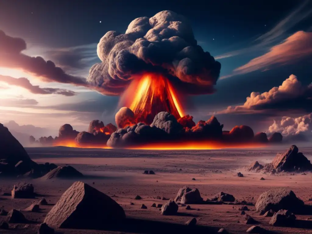 Impacto catastrófico de asteroide en la Tierra Efectos asteroides: cataclismo en la Tierra