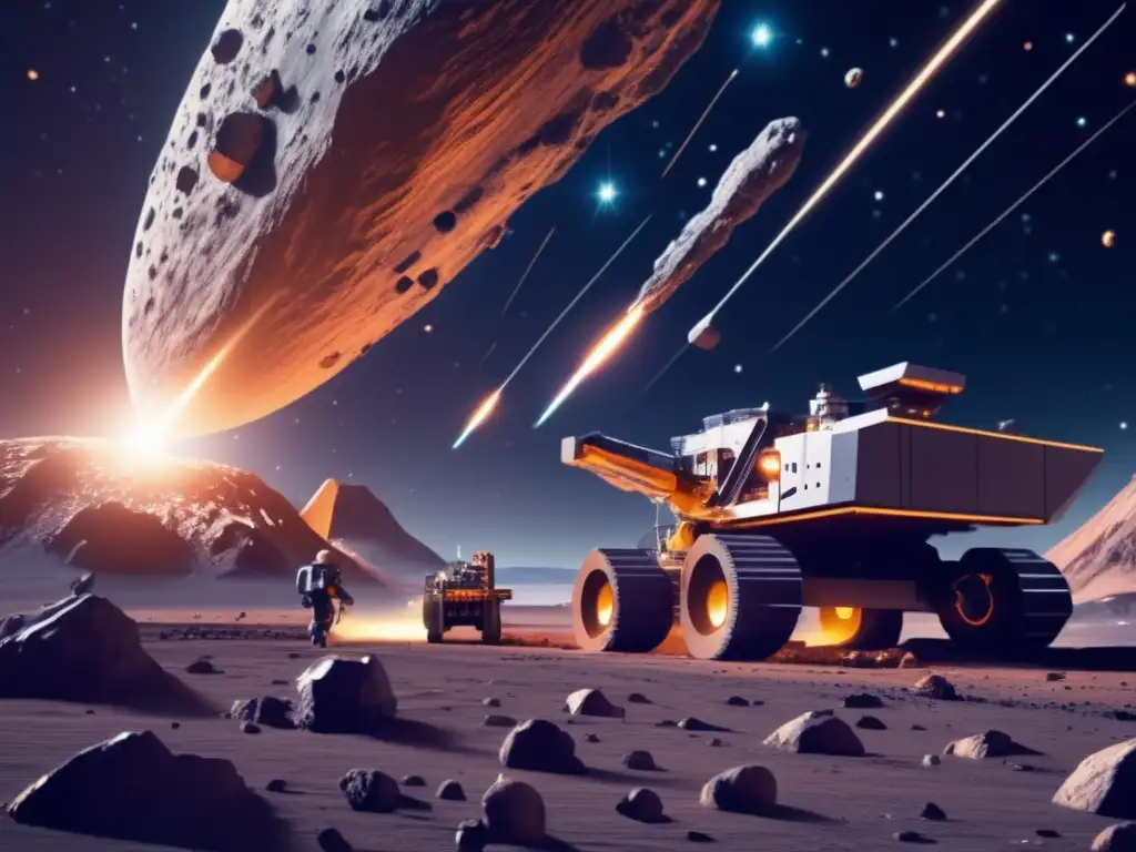 Energía sostenible: extracción asteroides con tecnología avanzada