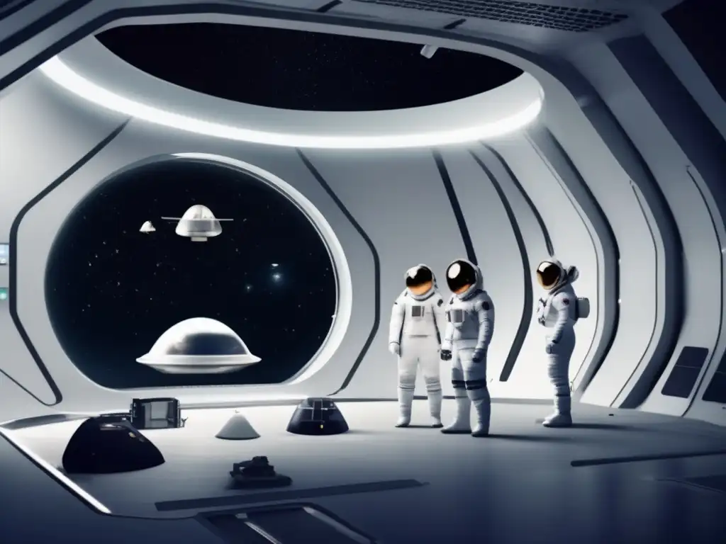 Instalación de entrenamiento espacial en asteroides Entrenamiento espacial: Preparación física en asteroides