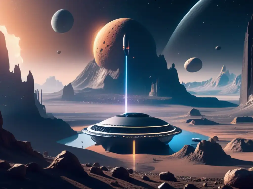 Colonia futurista en asteroide Colonización espacial: asombrosa colonia humana en asteroide