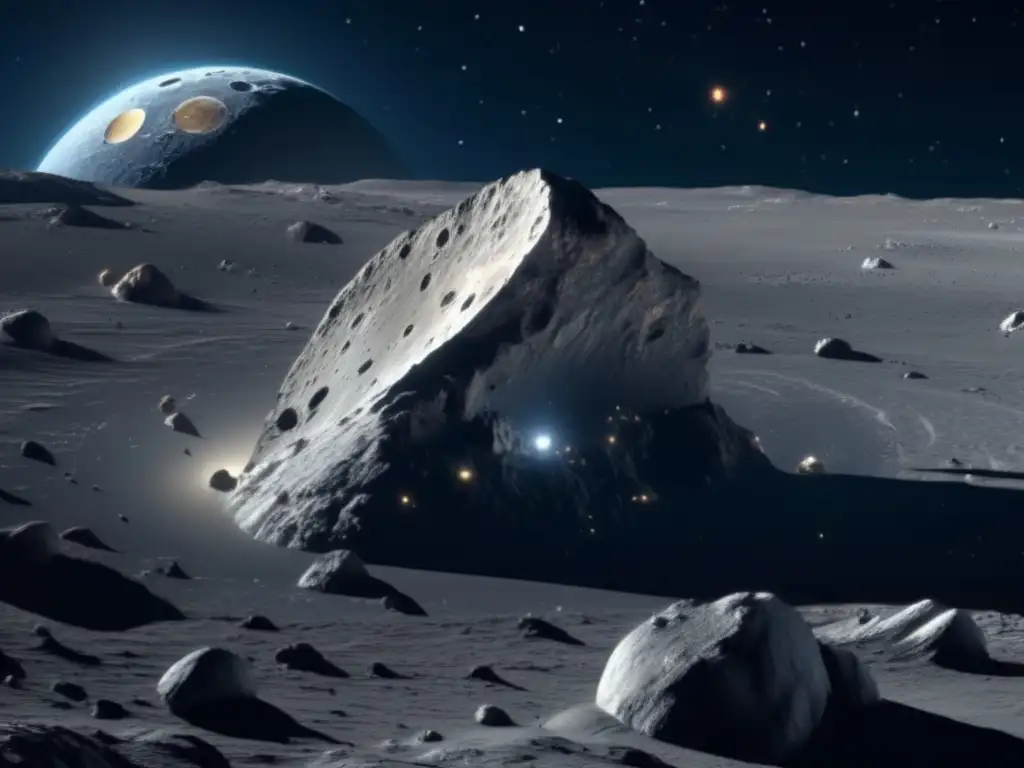 Encuentro épico entre Rosetta y asteroide Lutetia Exploración espacial: misión Rosetta y asteroide Lutetia, encuentro épico en imagen 8k