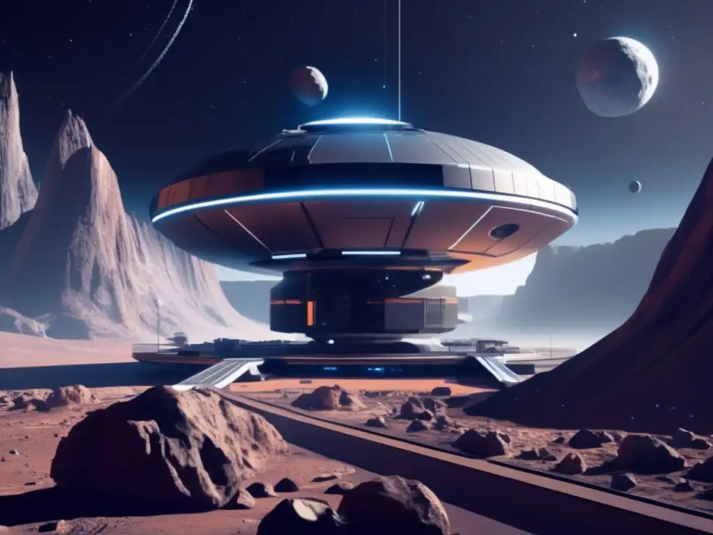 Estación espacial futurista en asteroide Estación espacial futurista en asteroide: Legislación Espacial Asteroides