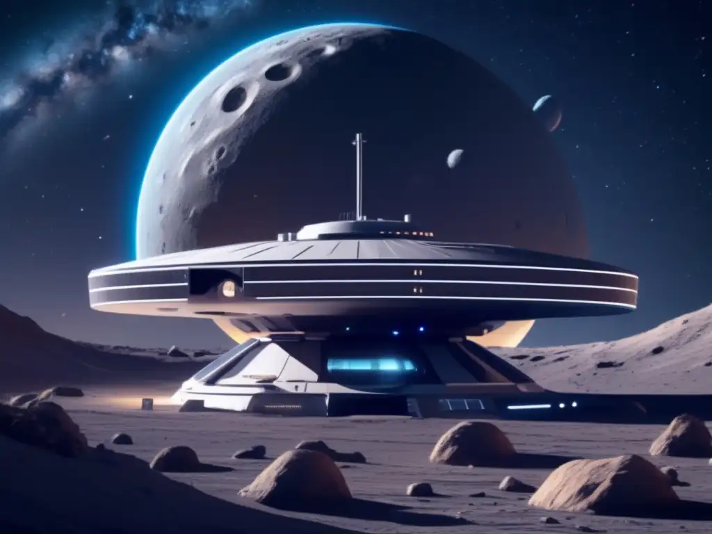 Estación espacial futurista en asteroide Estación espacial futurista en asteroide: Startups de asteroides prometedoras