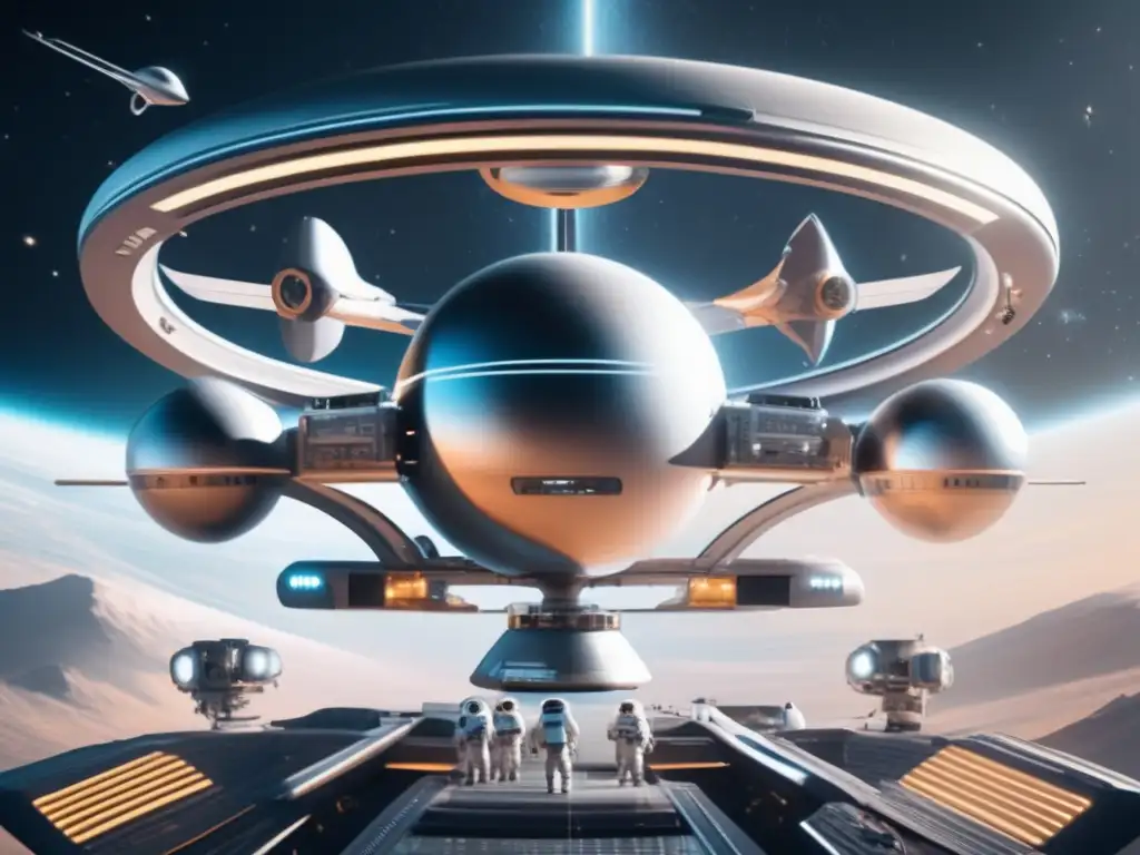 Estación espacial futurista, colaboración internacional en financiamiento espacial