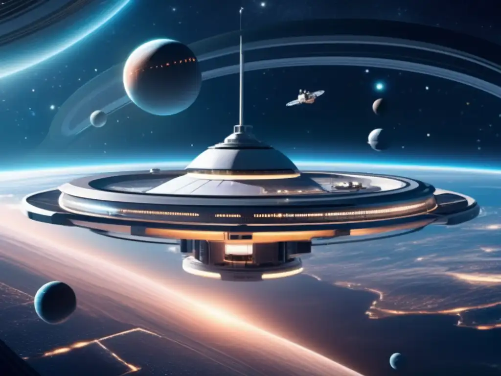 Estación espacial futurista y avances en medicina Estación espacial futurista: Exploración de asteroides para regeneración