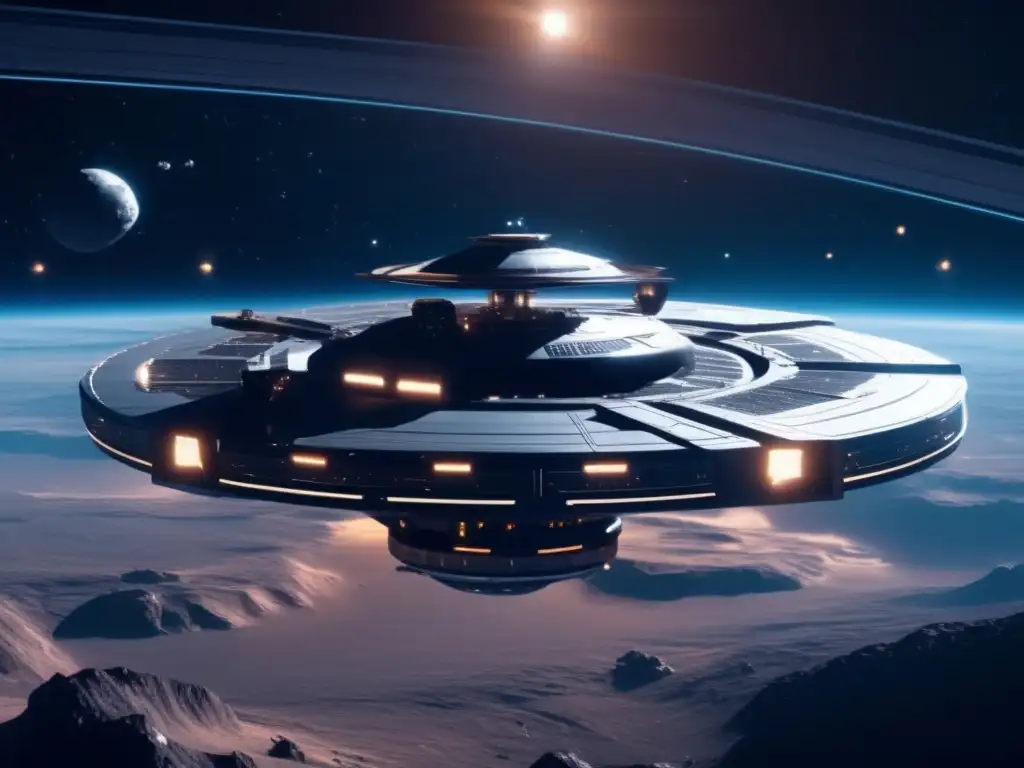Estación espacial futurista y minas de asteroides: Financiamiento carrera asteroides