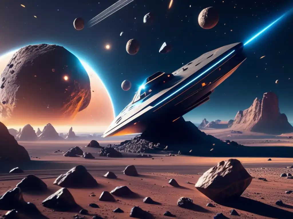 Futuro de la minería de asteroides Espacio: Asteroide, nave minera y cooperación internacional