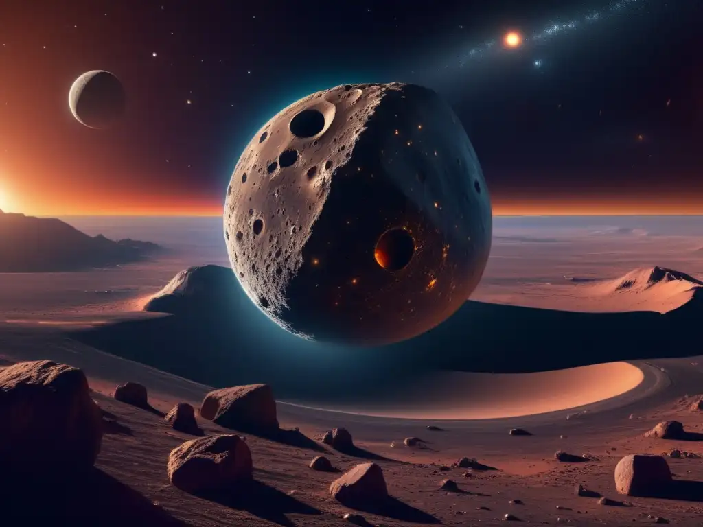 Estrategias para desviar asteroide tipo C en el espacio