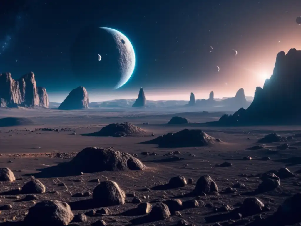 Estrategias desviación asteroides tipo C