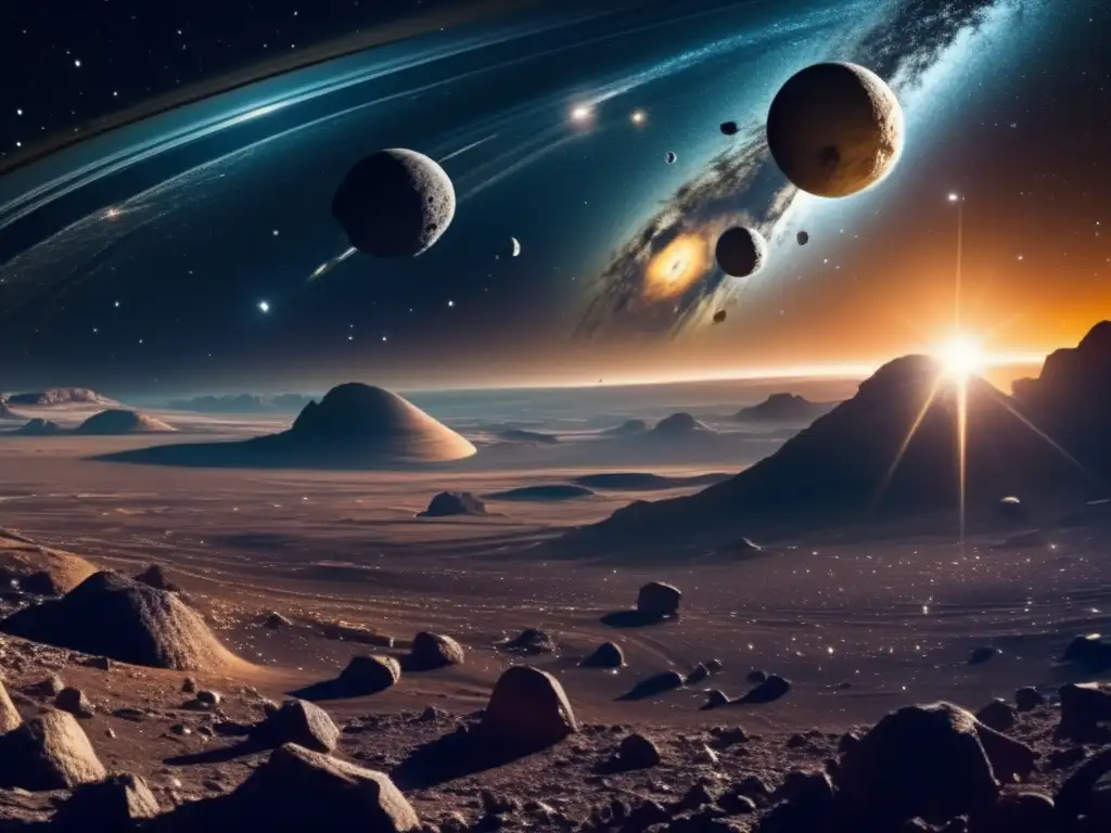 Composición y estructura de asteroides en asombrosa imagen espacial