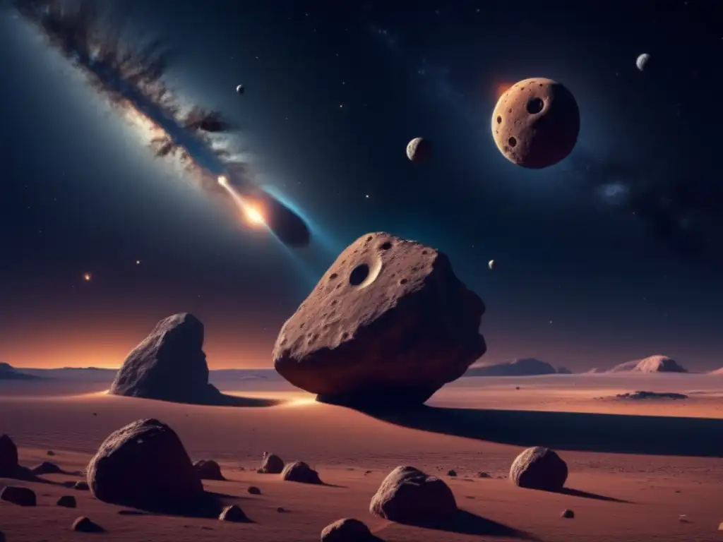 Asombroso sistema de asteroides binarios Estudio de asteroides binarios en el espacio -