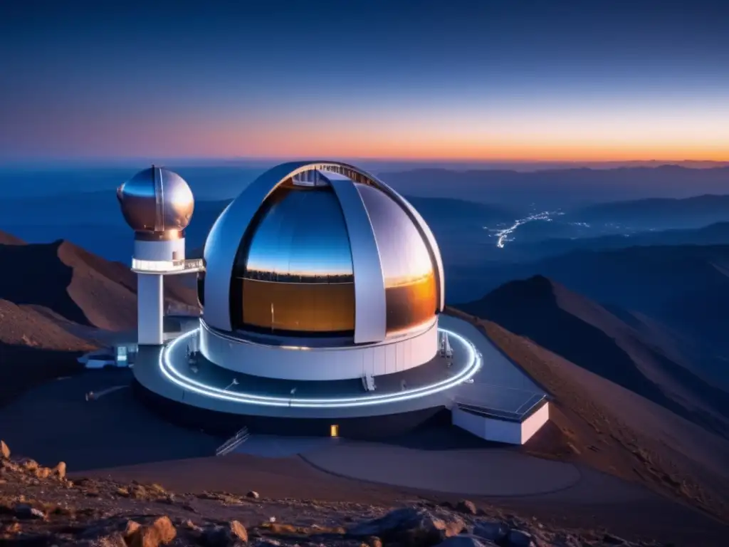 Estudio de asteroides tipo C: Telescopio en cumbre remota, científicos observando