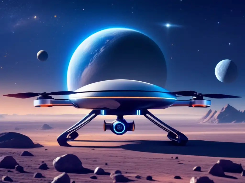 Evaluación de asteroides peligrosos con drones: exploración espacial