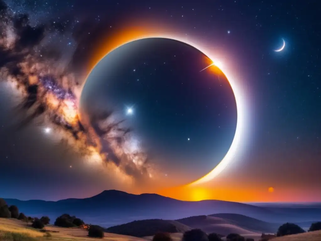 Eventos cósmicos con impacto astronómico: noche estrellada
