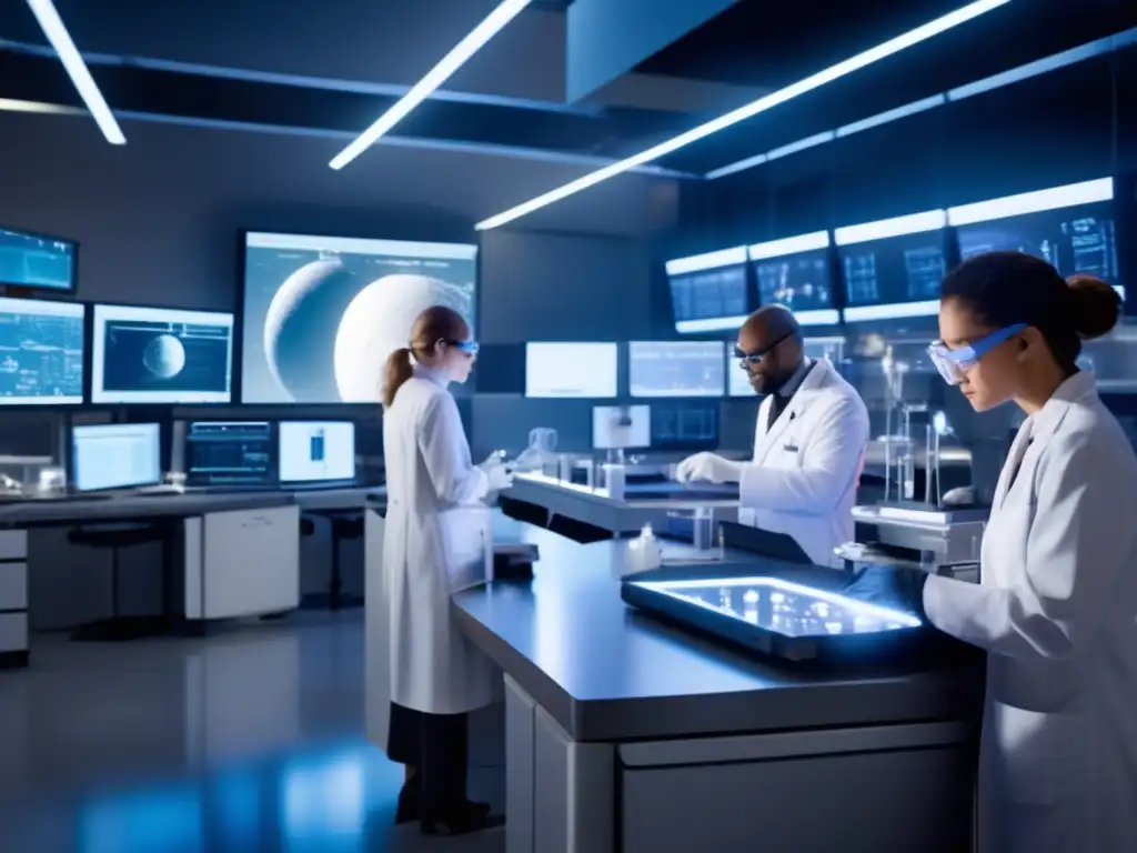 Expertos en asteroides: Charlas y talleres en moderno laboratorio con científicos analizando muestras
